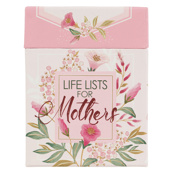 Close Up Pink Floral Mom Card Box