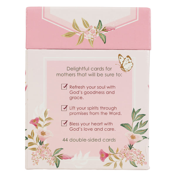 Back of Inspirational Cards for Moms Floral Box