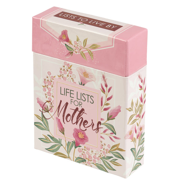 Side view Life Lists for Mothers Boxed Cards
