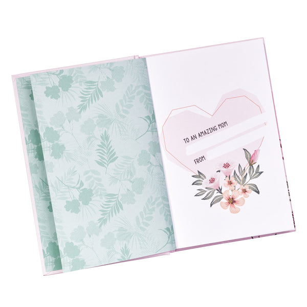 Cute Presentation Page with Heart & Flowers