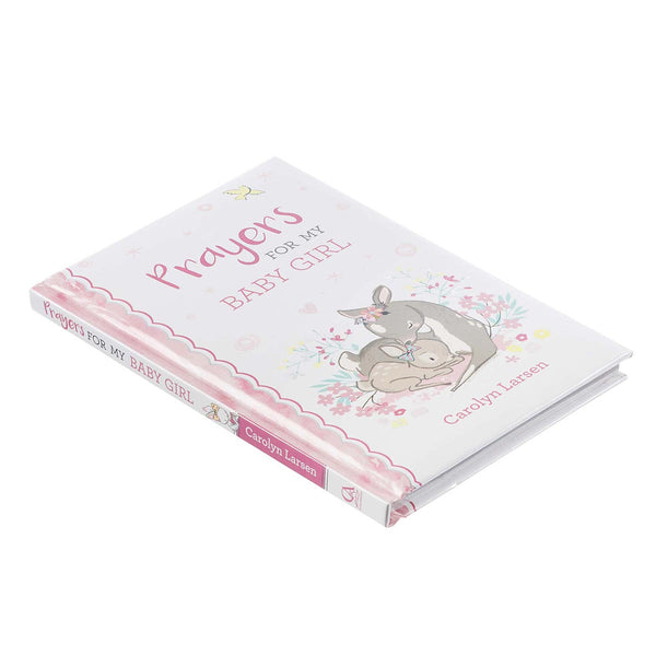 Side View of Prayers for Baby Girl Book