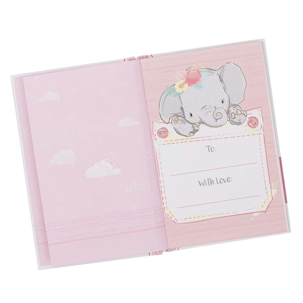 Pink Presentation Page with Elephant