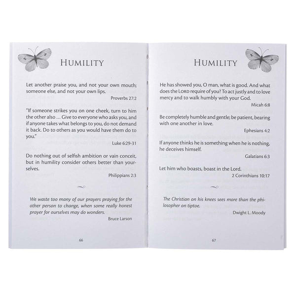 Devotional Page Sample on Humility