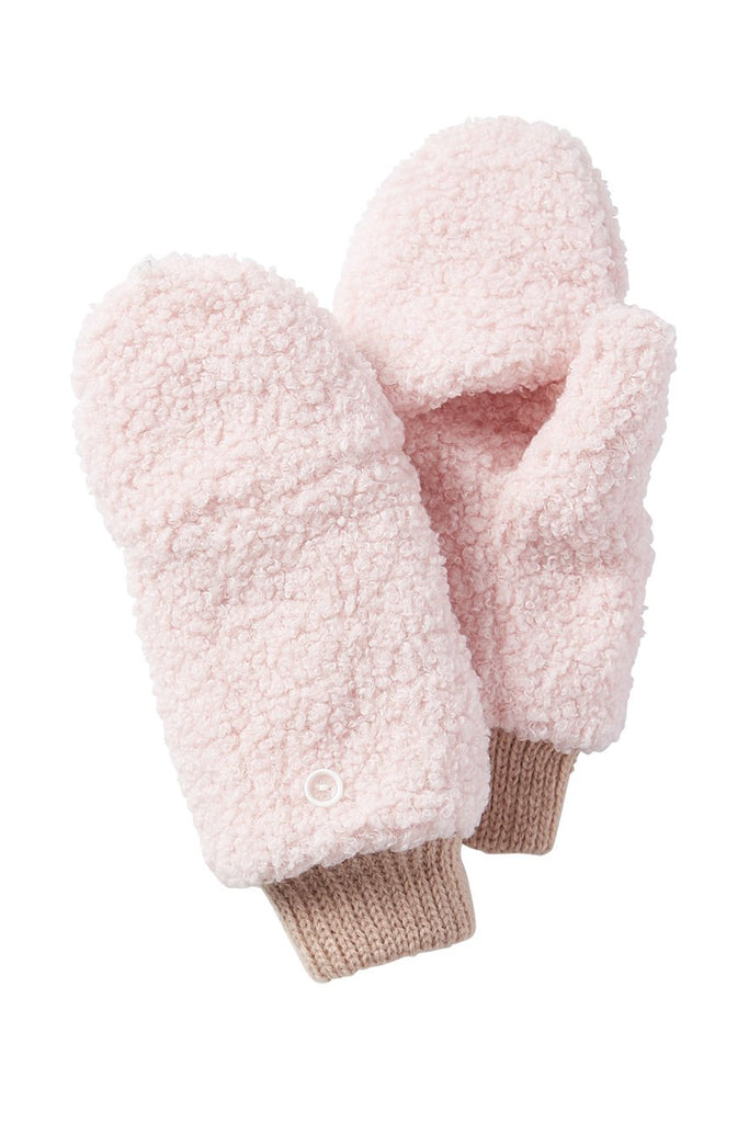 Pink Fuzzy Bunny Adjustable Mittens