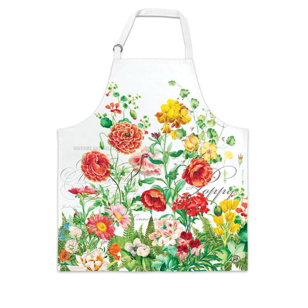 Close Up Michel Design Works Poppies & Posies Chef Apron