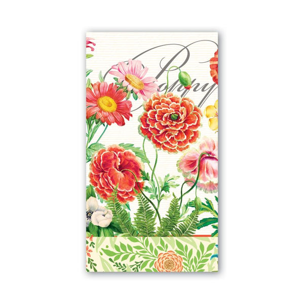 Close Up Michel Design Works Poppies & Posies Hostess Napkins