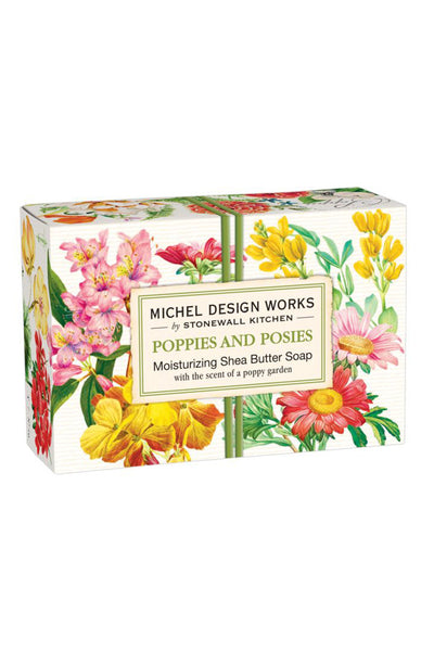 Michel Design Works Poppies & Posies Boxed Shea Butter Soap