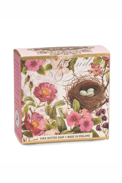Little Soap in Box depicting a Nest & Roses