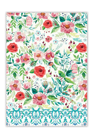 Michel Design Wild Berry Blossom Kitchen Towel