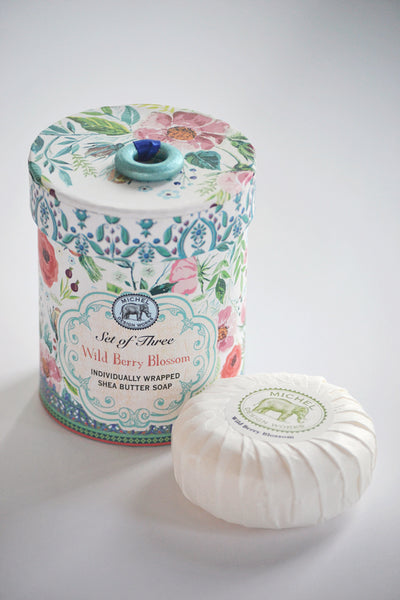 Wild Berry Blossom Shea Butter Soap Set