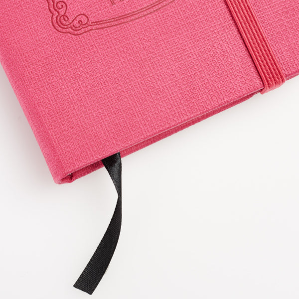 Hot Pink Give Thanks Notebook ~ Corner View