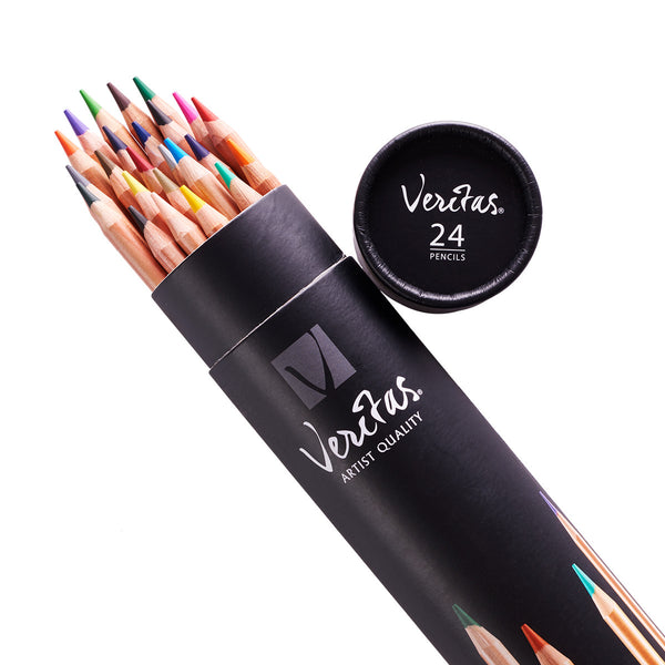 Veritas Coloring Pencil Set of 24 ~ Pencil Color View
