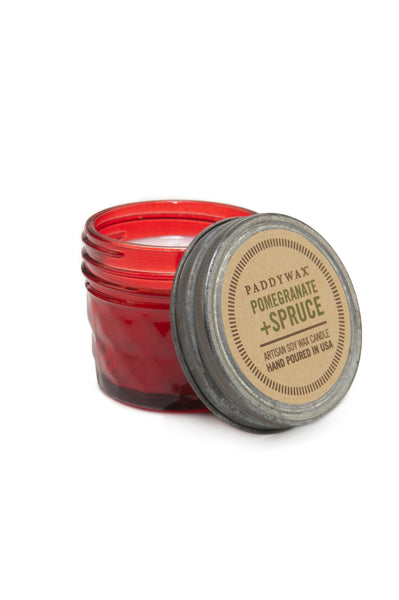 Paddywax Pomegranate Spruce Relish Jar Candle