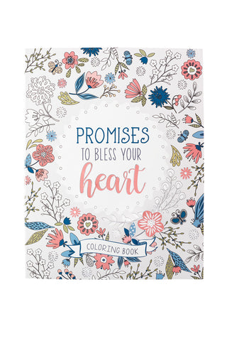 Promises to Bless Your Heart Coloring Book ~ Front View