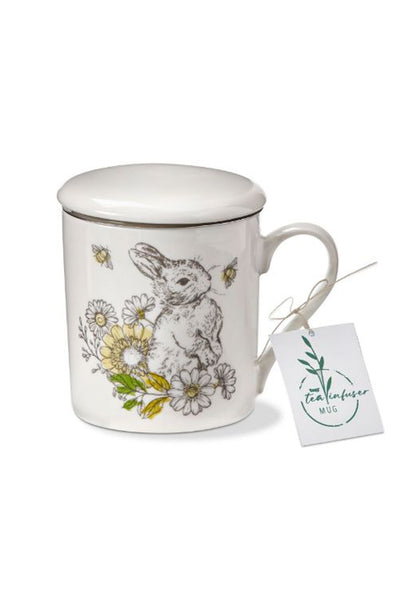 Bunny Mug with Lid & Tea Infuser