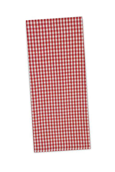Red and White Gingham Kitchen Towel