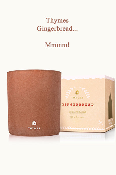 Thymes Gingerbread 7 ounce Candle & Box