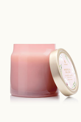 Thymes Magnolia Willow Pink Statement Candle