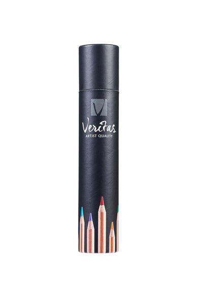 Veritas Coloring Pencils ~ Set of 12 in Cylinder 