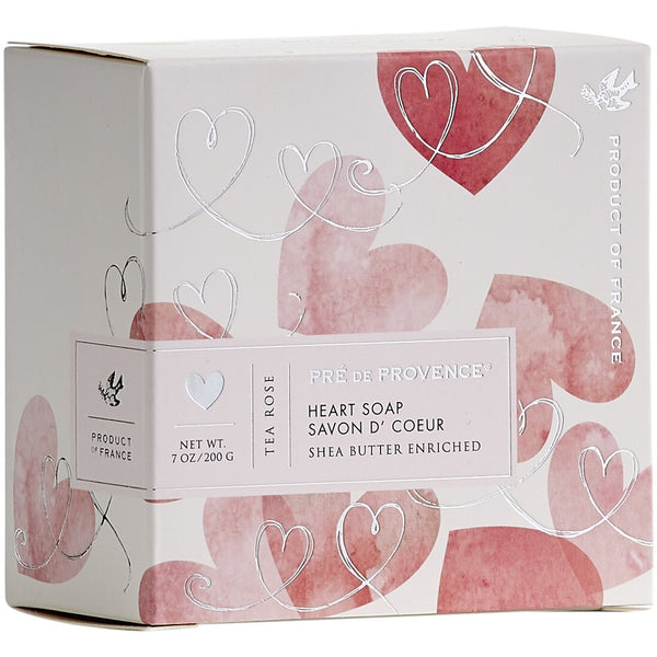 White Gift Box with Pink Hearts