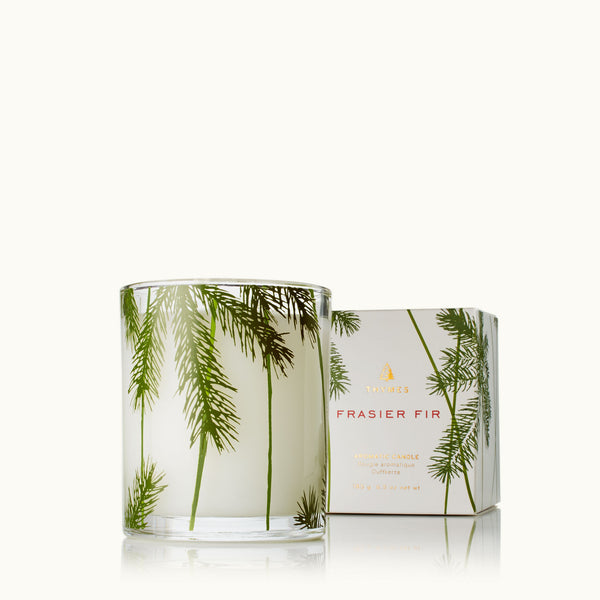 Thymes Frasier Fir Pine Needle Candle with Coordinating Pine Needle Gift Box